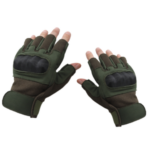 Hard Knuckle Half Finger Gloves