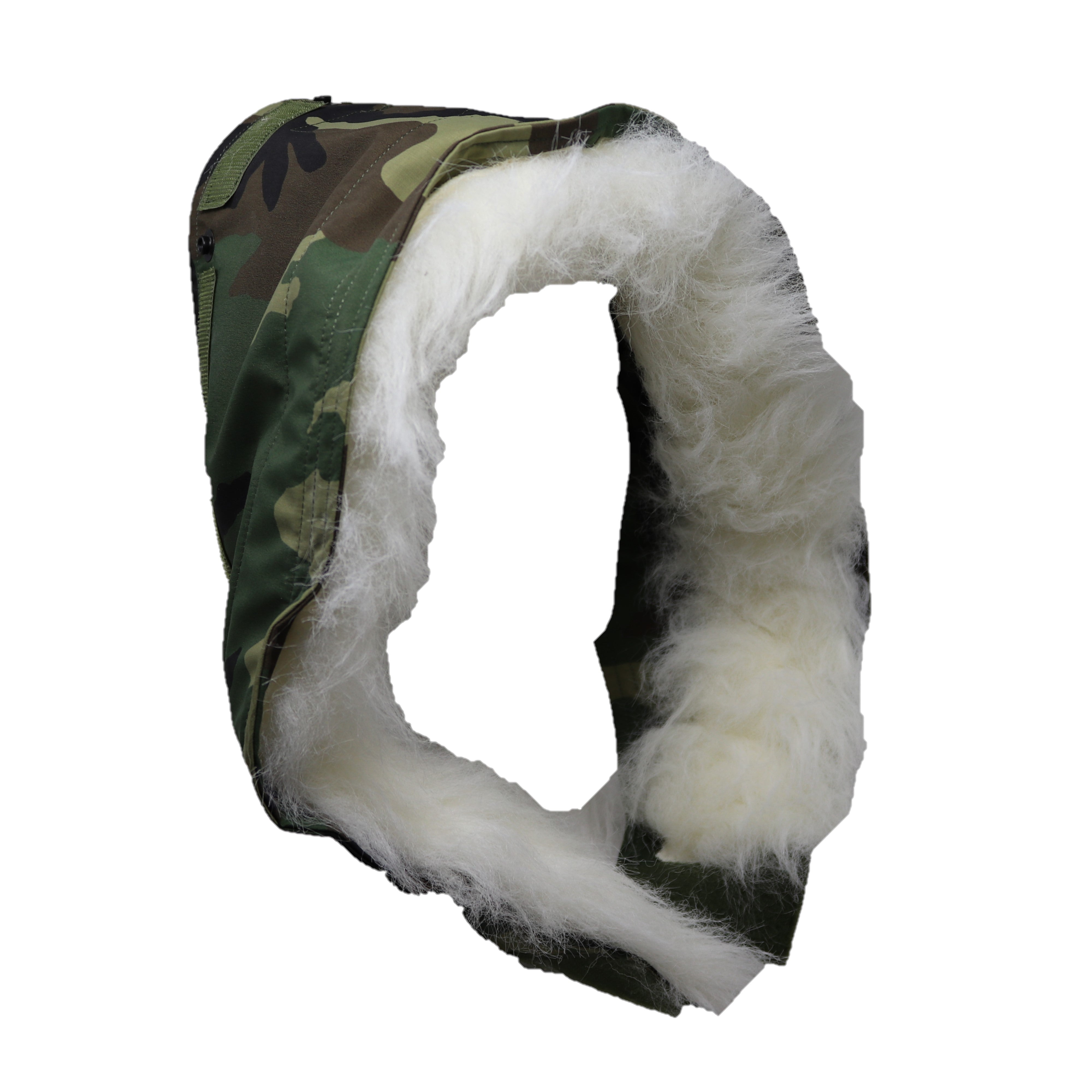 GI ECWCS Parka Fur Ruff, Woodland XL | McGuire Army Navy