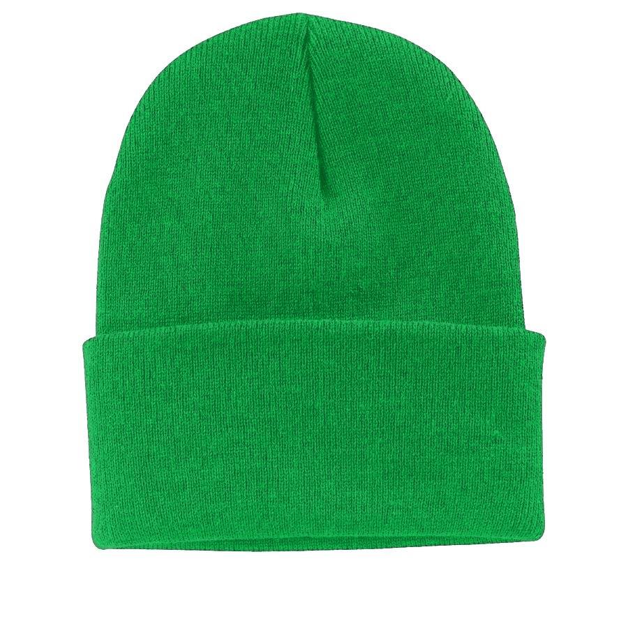 Fine Knit Watch Cap, Lime Green