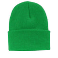 Fine Knit Watch Cap, Lime Green