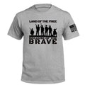 Land of The Free Polycotton Graphic T-Shirt