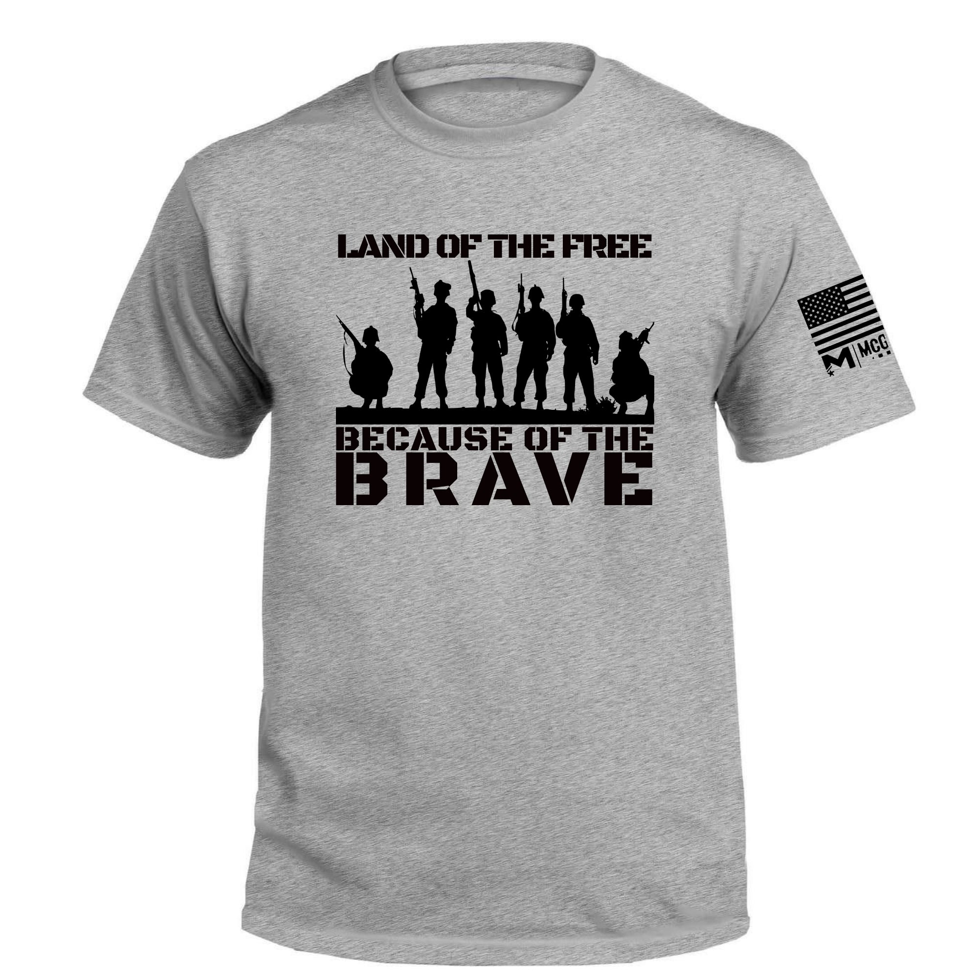 Land of The Free Polycotton Graphic T-Shirt