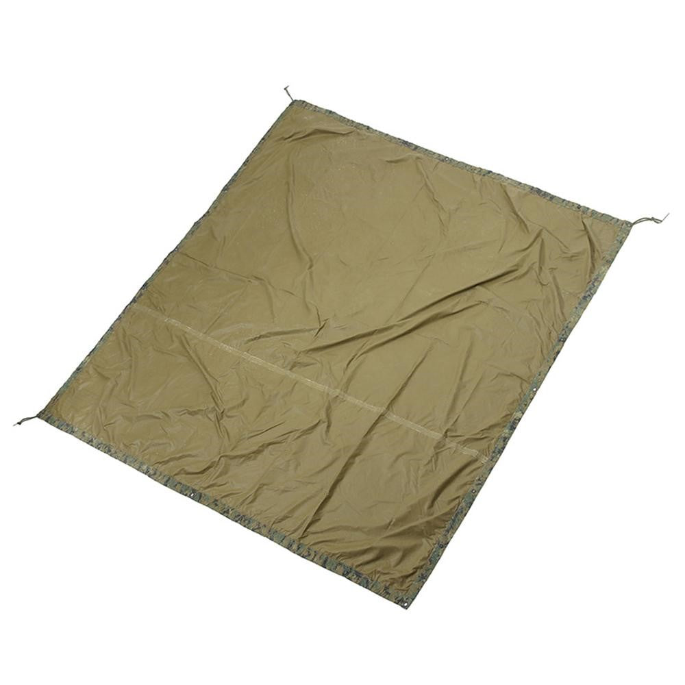 GI USMC Reversible Tarp— Used, Damaged - Woodland Camo
