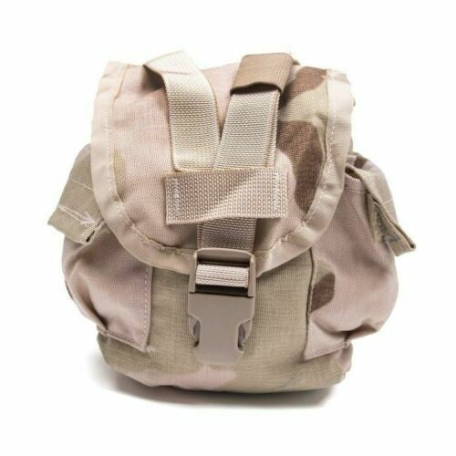 GI MOLLE 1 Qt Canteen Cover— 3-Color Desert
