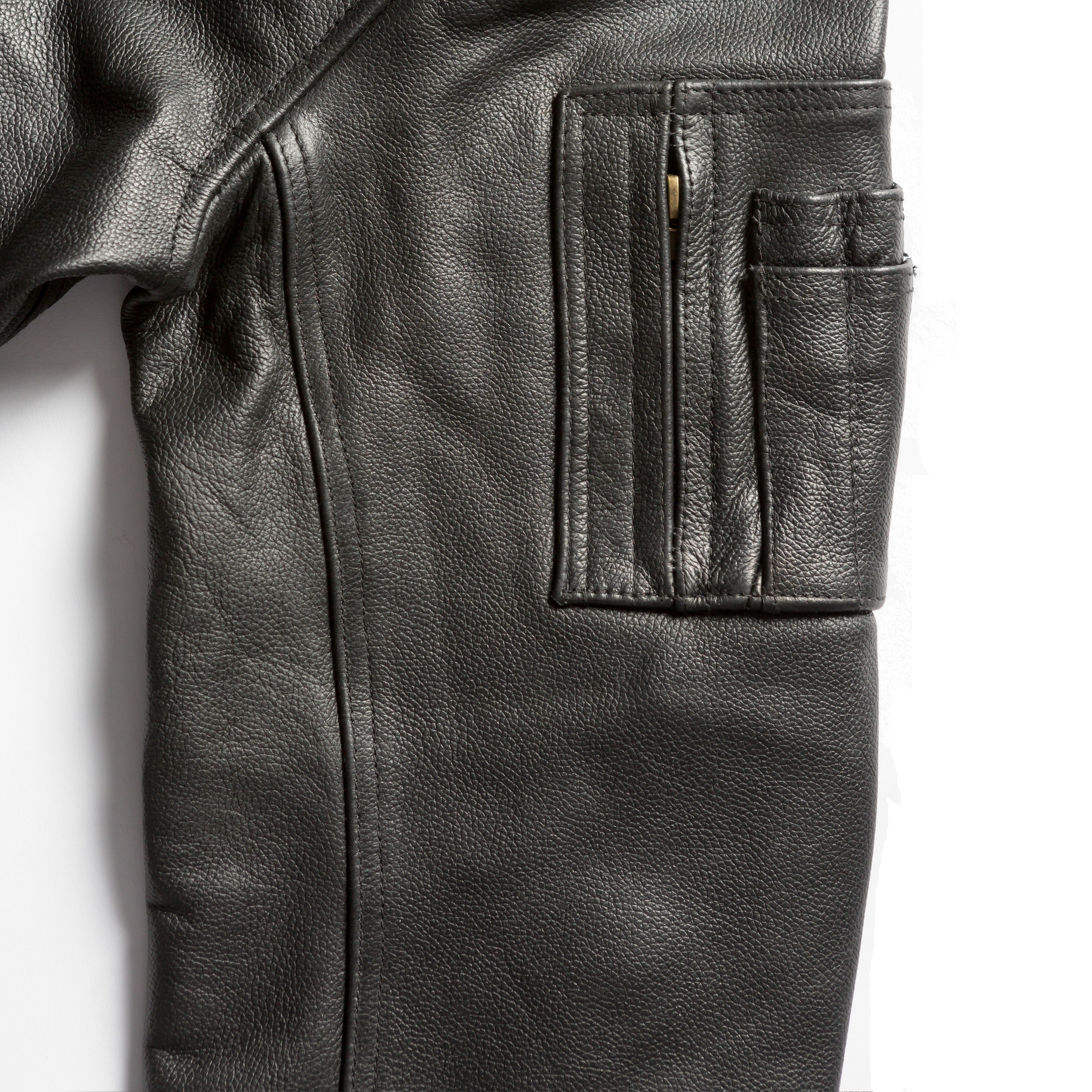 John Ownbey Leather MA-1 Flight Jacket – McGuire Army Navy