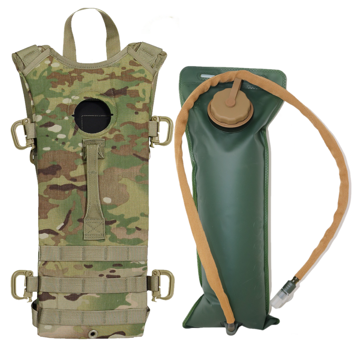GI Used OCP Scorpion Hydration Carrier W/ New 3L Bladder McGuire Army
