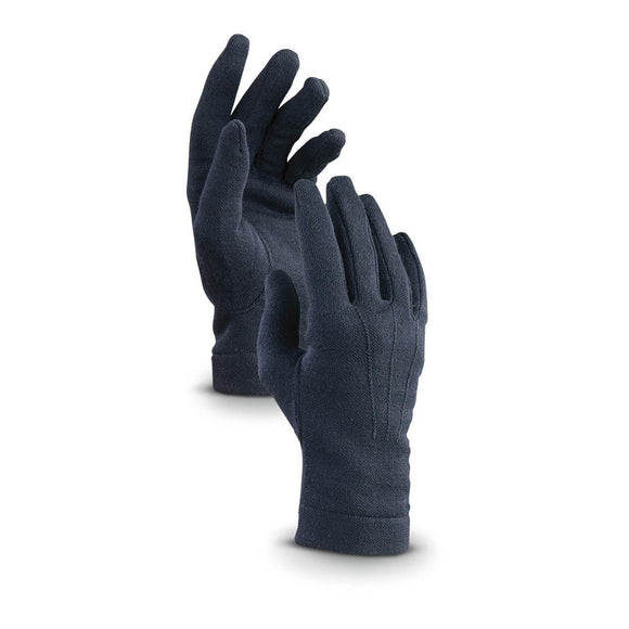 Italian Wool Blend Dress Gloves— Navy