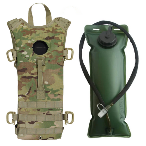 GI Used OCP Scorpion Hydration Carrier W/ New 3L Bladder, Black