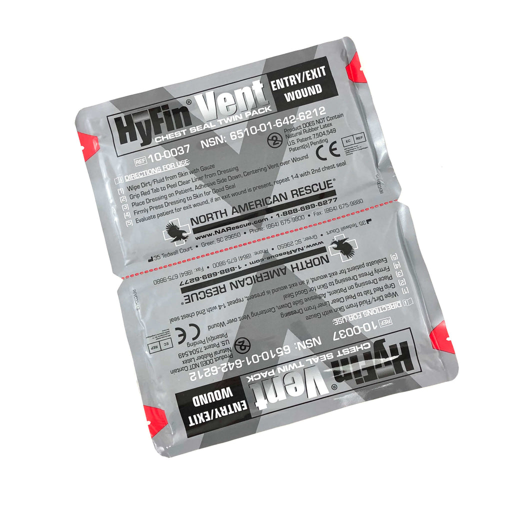 GI HyFin Vent Chest Seal, Twin Pack— Qty Packs