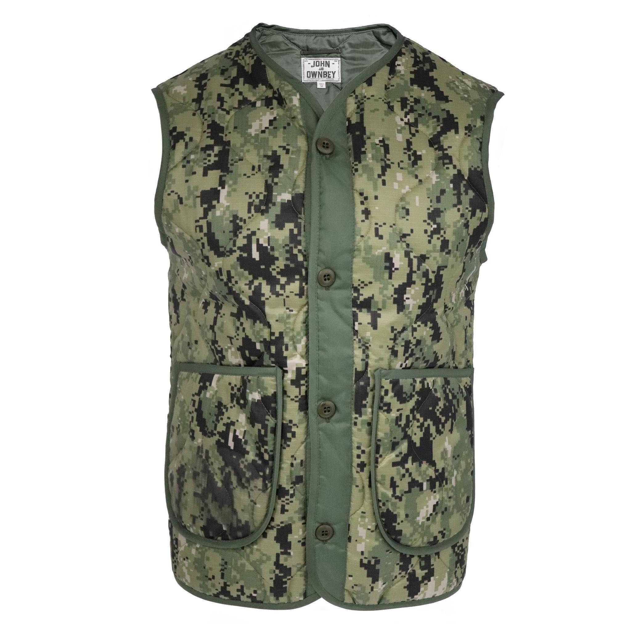 John Ownbey Woobie Vest - Poncho Liner Puffer Vest – McGuire Army Navy