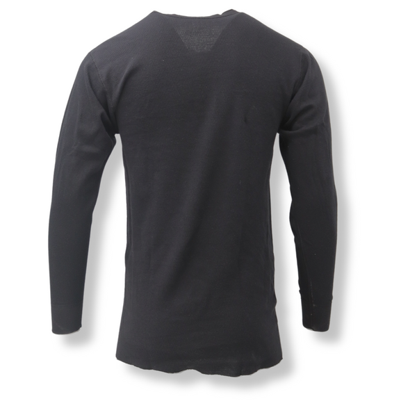Midweight Henley Cotton Thermal Top