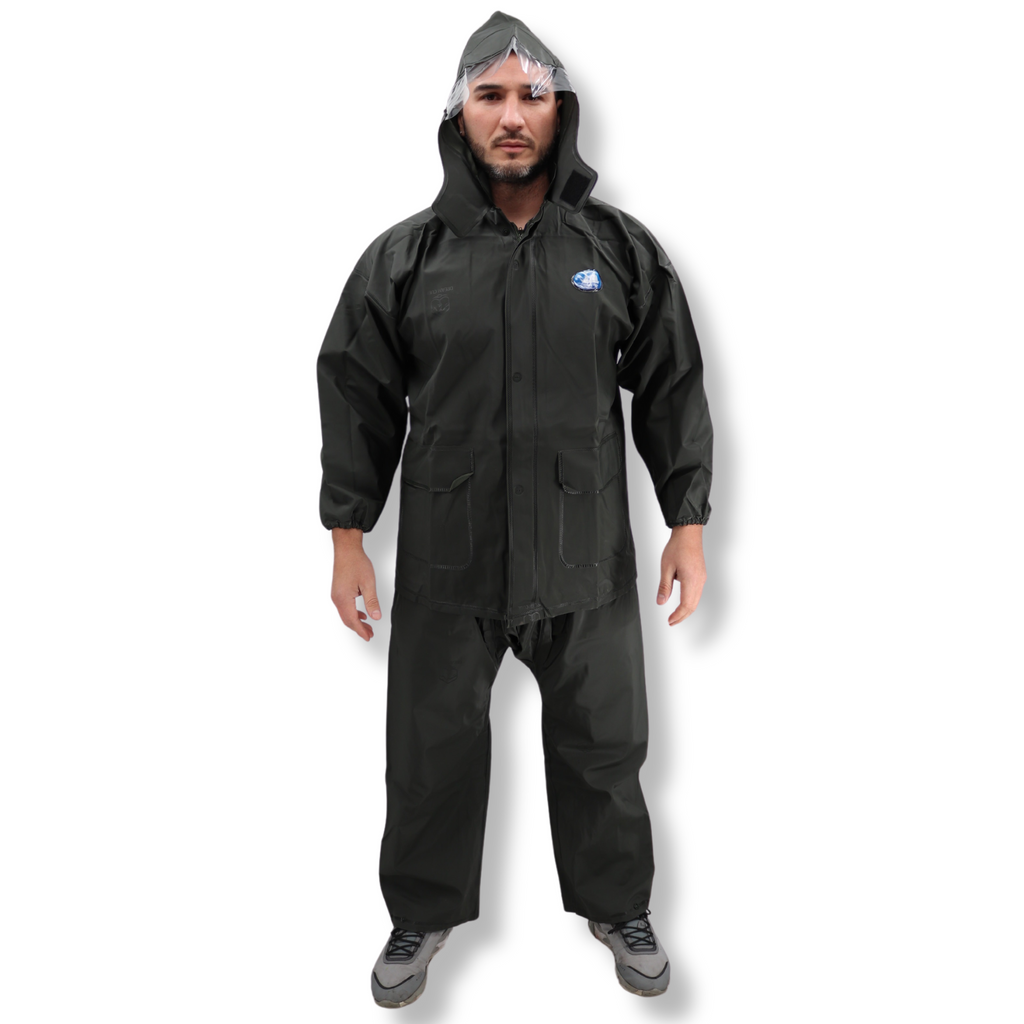 PVC Coated Rain Suit Set
