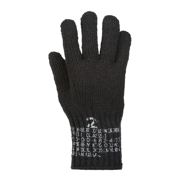 Glove Inserts with Stamp, Black