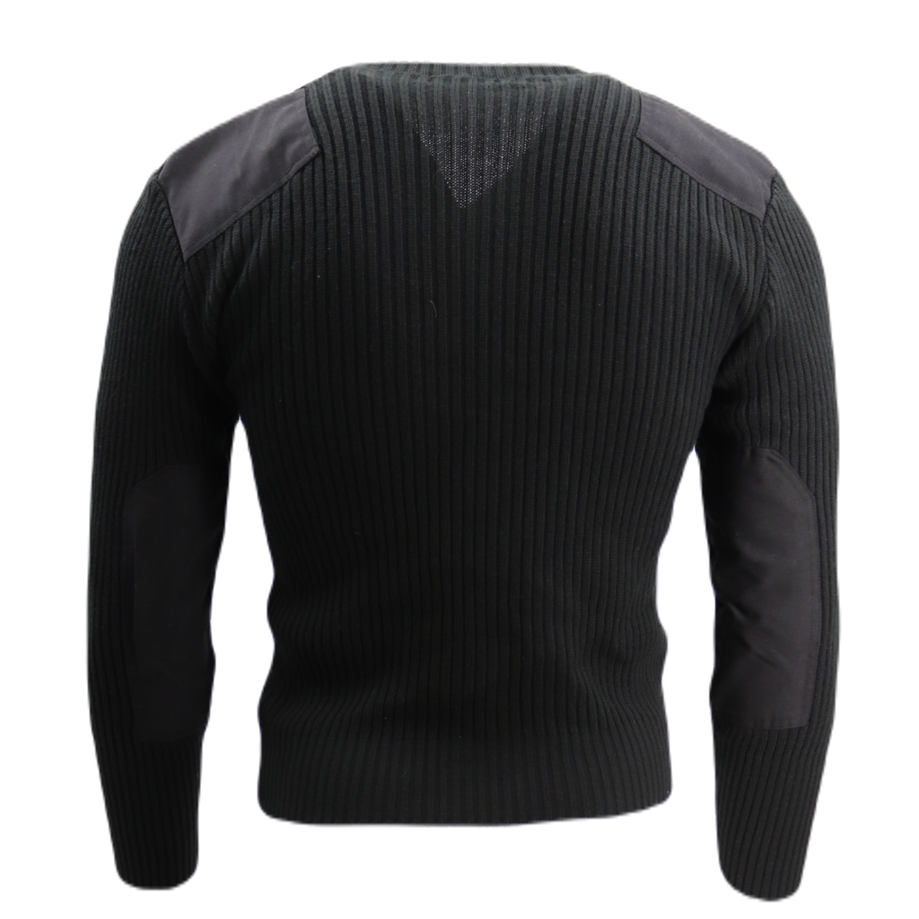 Black sales military sweater