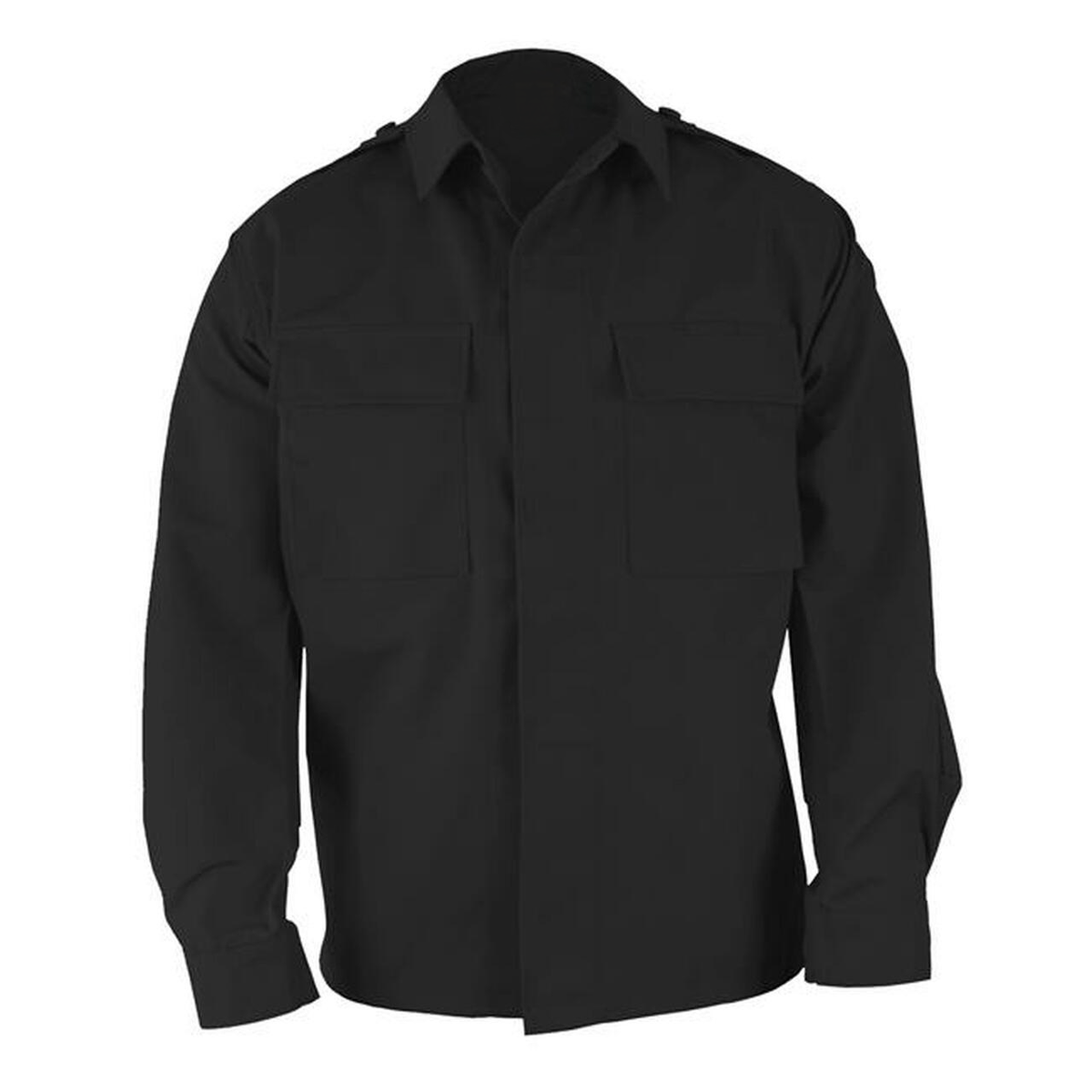 Ripstop Tactical Shirt w/ Epaulettes, Navy
