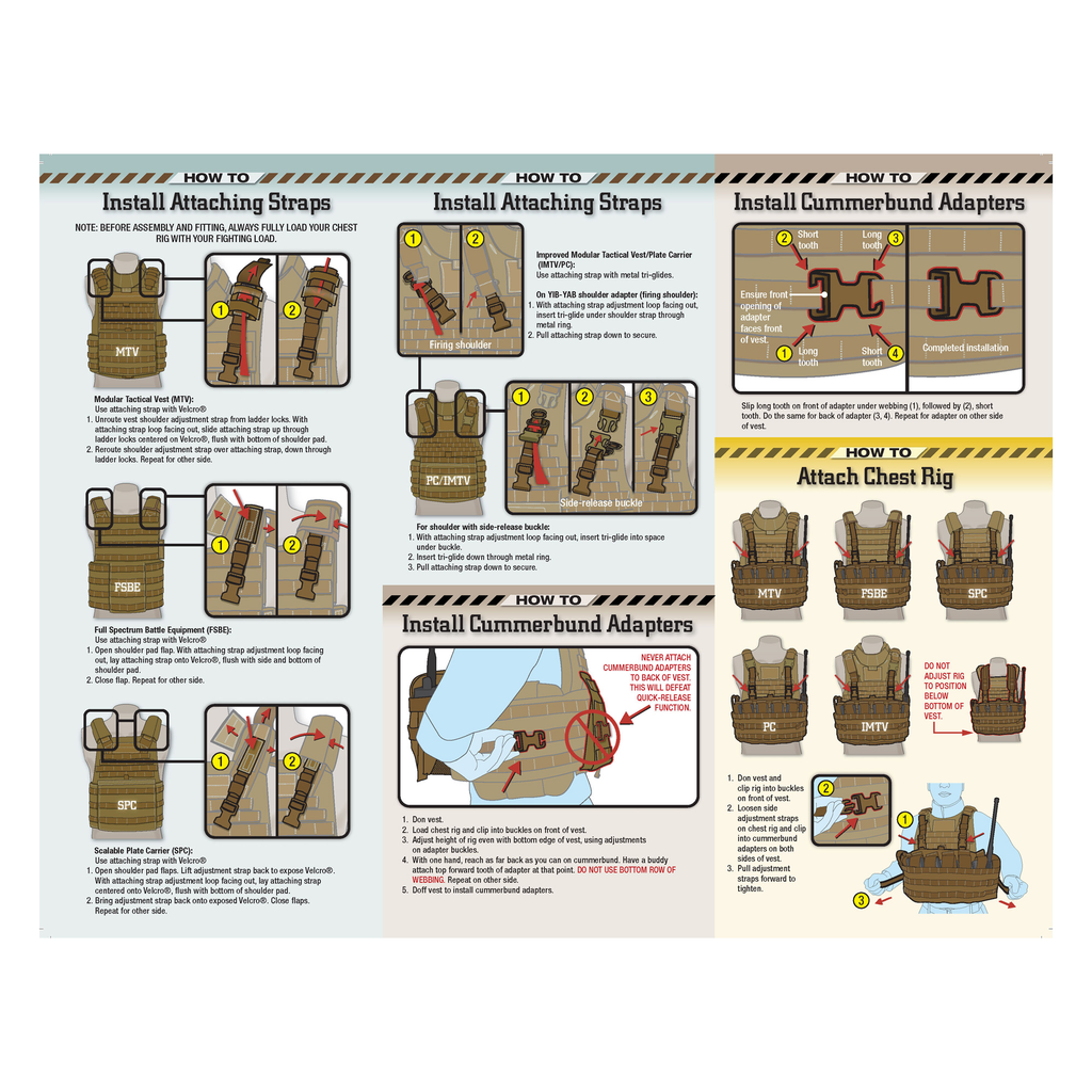 GI USMC TAP Vest W/ Complete Repair Kit