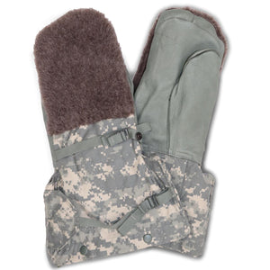 GI Flyers Extreme Cold Weather Mitten and Liner Set— ACU, Medium