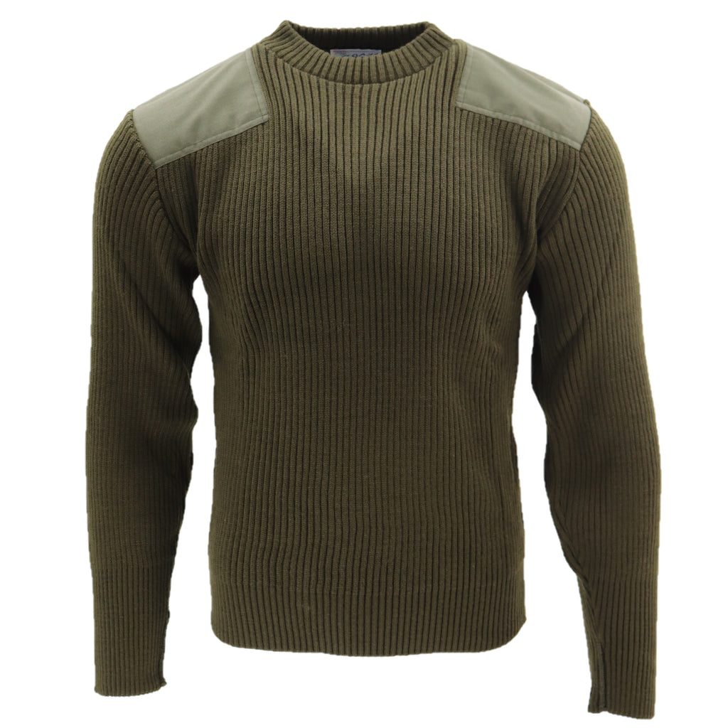 Acrylic Crew-Neck Commando Sweater— Small – McGuire Army Navy