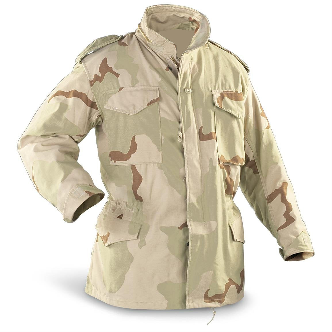 Military M-65 Field Jacket, Used, Olive Drab