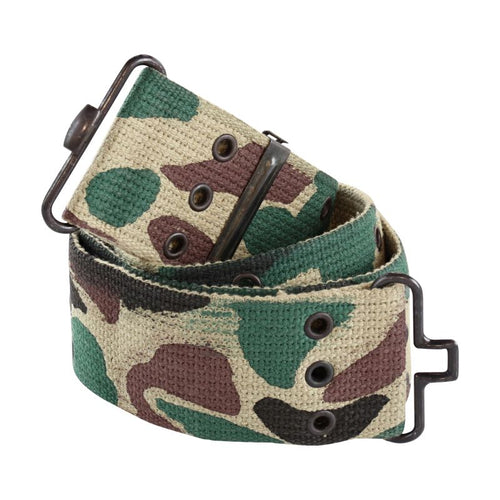 GI Style Vintage Pistol Belt, OD