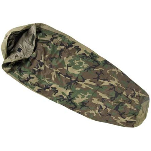 Waterproof Bivy Cover Woodland Camouflage, Camping, Hiking