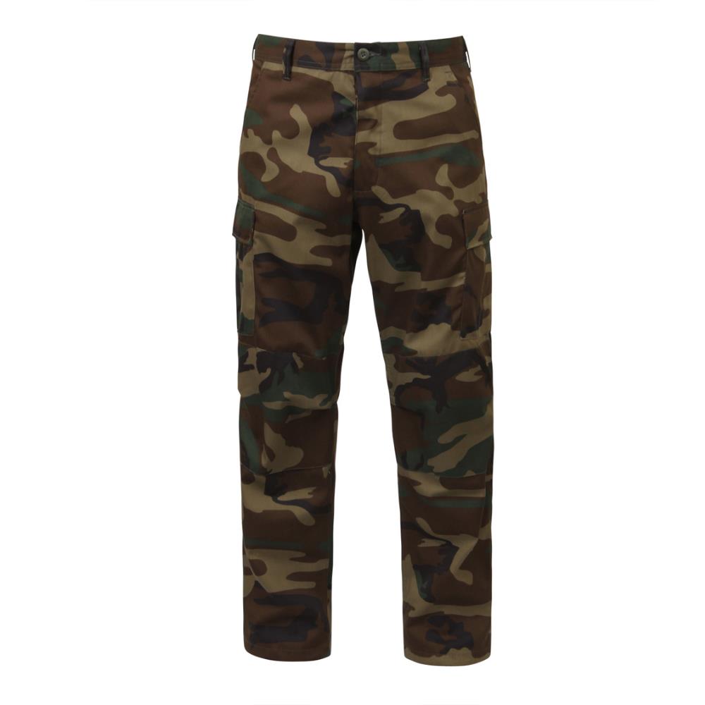 PolyCotton BDU Pants, Woodland Camo