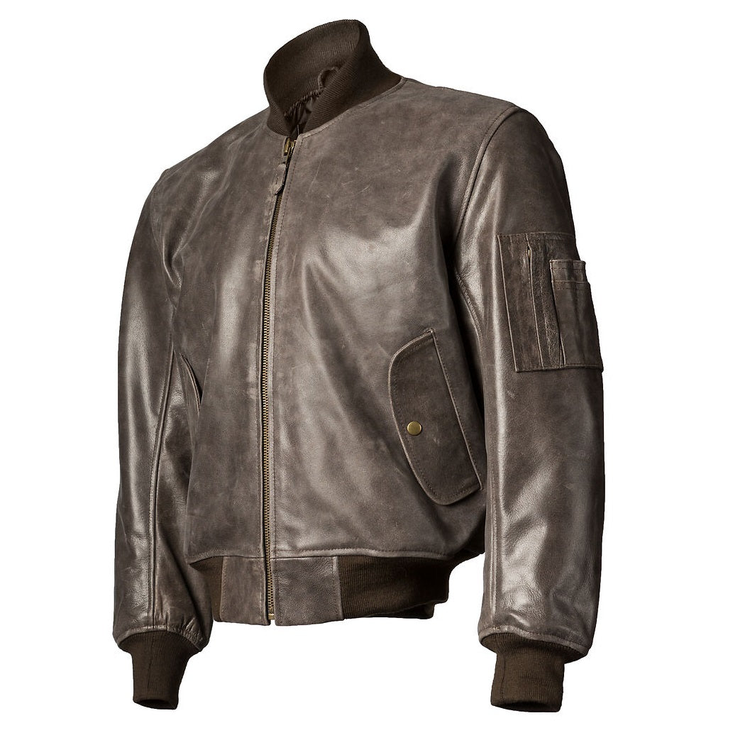 Jacket, Leather A-2, John Ownbey, size 38 at  Men's Clothing store