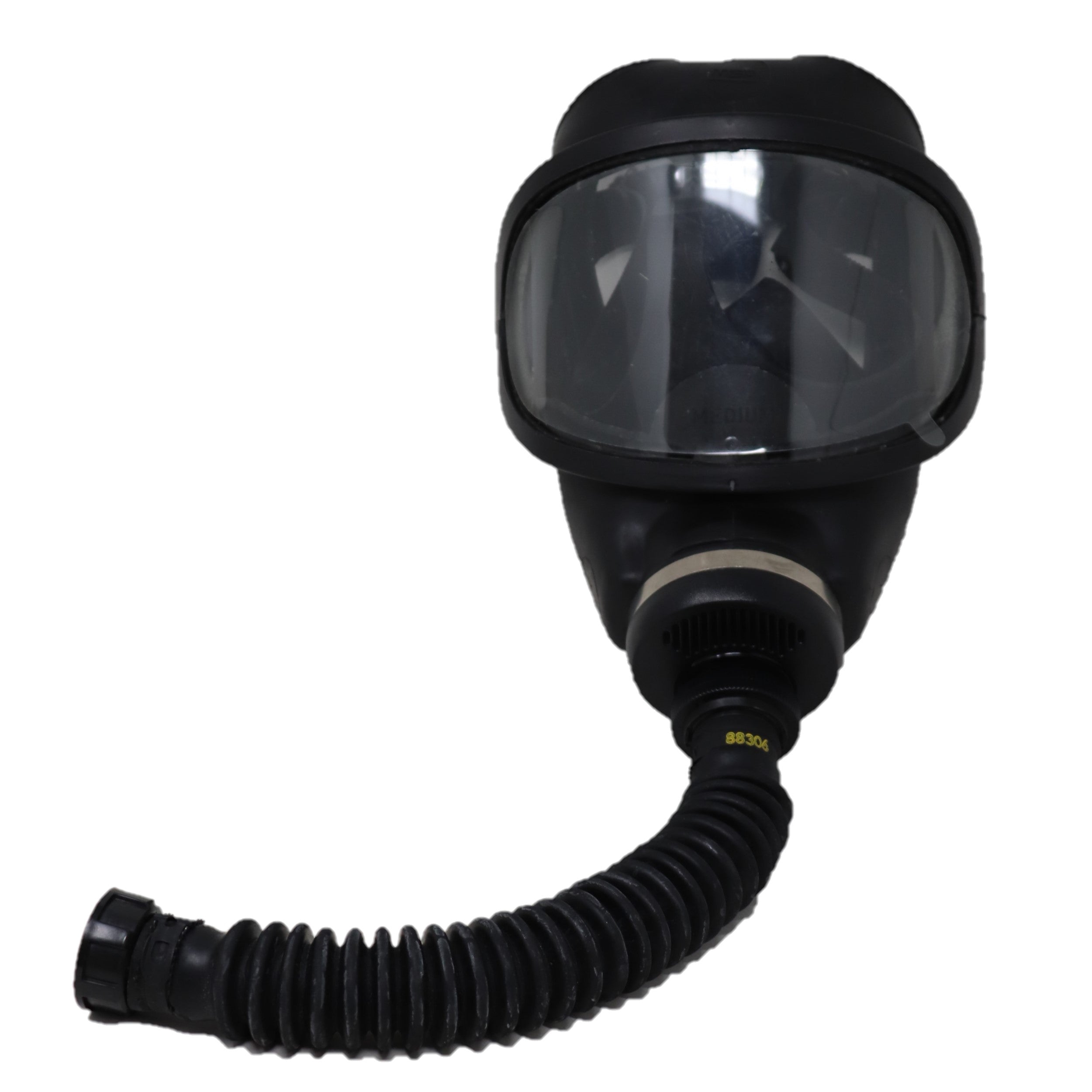 gas mask with goggles GI Ultravue Type N Gas Mask Face Piece W/ Hose and Harness— Medium