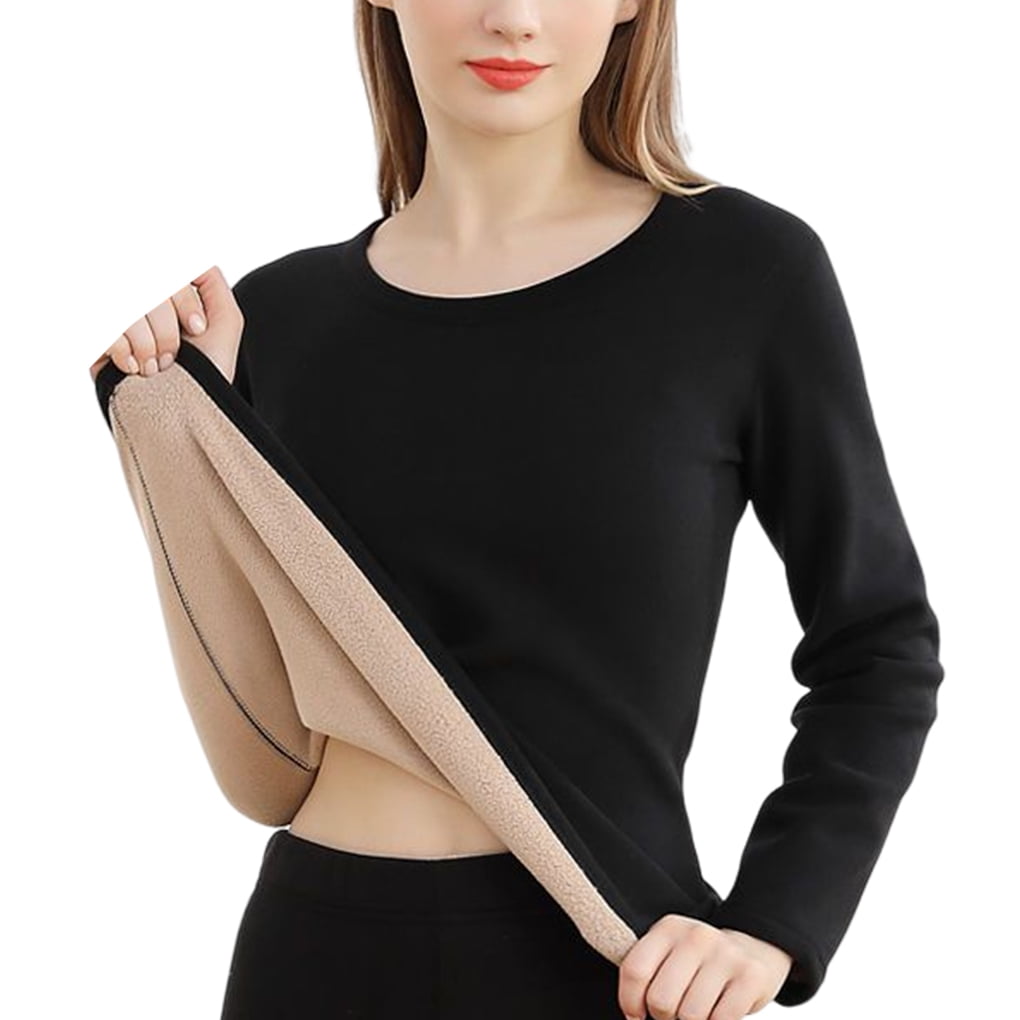 Women's Poly Spandex Dual Layer Thermal Set
