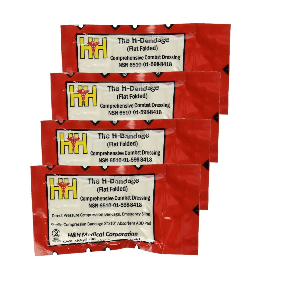 GI H-Bandage Compression Dressing— 4 Pack, Expired