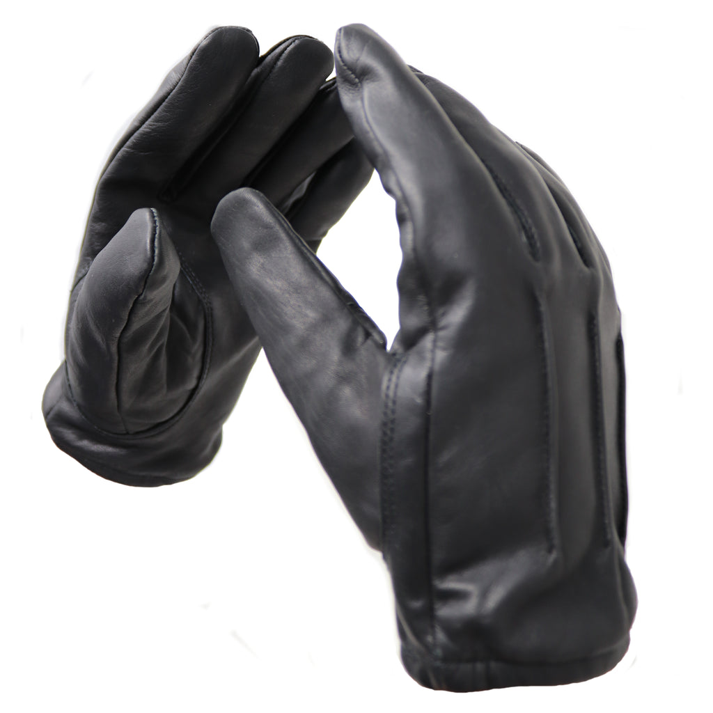 Tactical Police Search Leather Gloves