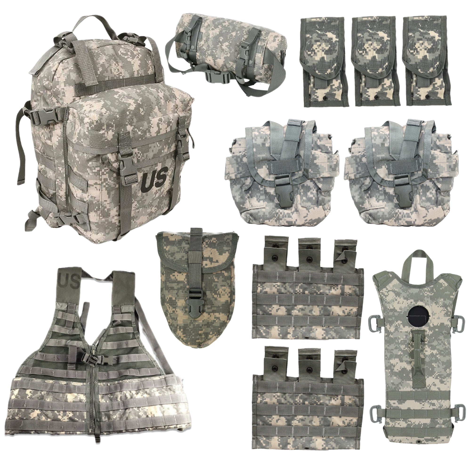 12 Piece MOLLE Rifleman Kit — Used