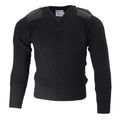 V-Neck Wool Commando Sweater— Small