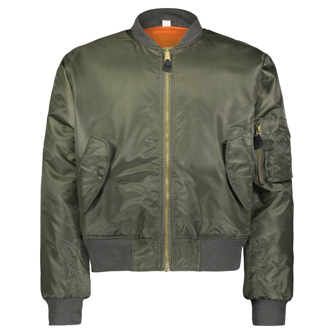 Classic MA-1 Flight Jacket with Orange Reversible Lining – McGuire Army ...