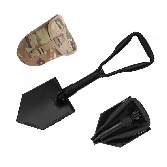 GI New Entrenching Tool W/ New Cover— OCP Scorpion