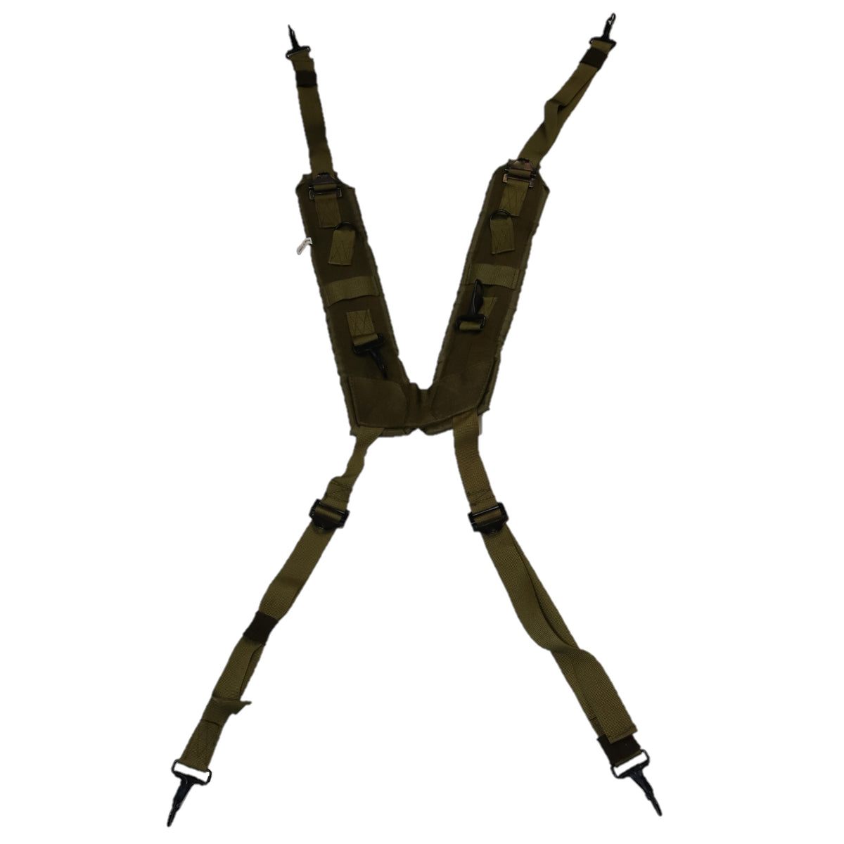 GI Style H-Style Suspenders, OD